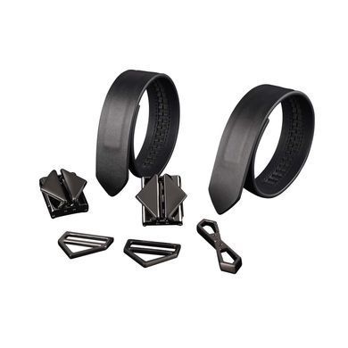 Набір фіксаторів для рук та ніг LOCKINK Hogtie Set, чорний, ремені з натуральної шкіри SX0841 фото
