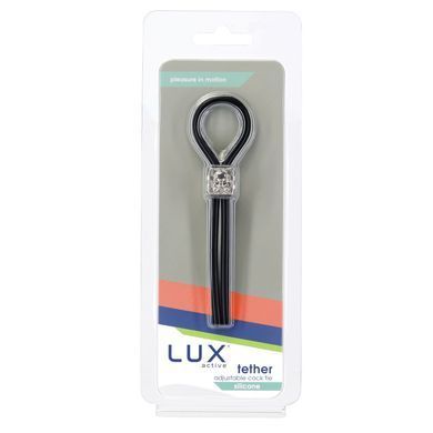 Ерекційне кільце-ласо LUX Active Tether Adjustable Silicone Cock Tie, регульоване SO6844 фото