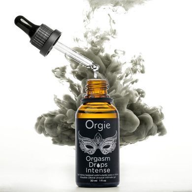 Збуджувальні краплі для клітора Orgie Orgasm Drops Intense, 30 мл, тепло-холод, смак яблука SX1530 фото