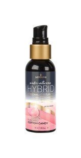 Змазка водно-силіконова Sensuva Hybrid Cotton Candy (57 мл) без цукру, можна для оральних пестощів SO3241 фото