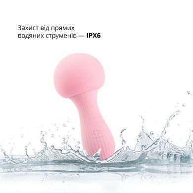 Вібромасажер Otouch MUSHROOM Pink, 7 режимів, функція нічника, технологія &laquo;старт-стоп&raquo; SO9426 фото