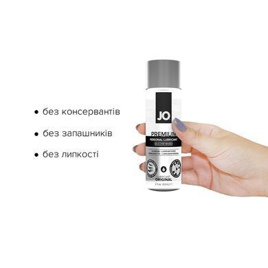 Лубрикант на силіконовій основі System JO PREMIUM &mdash; ORIGINAL (60 мл) без консервантів SO2093 фото