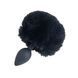 Анальна пробка з кролячим хвостиком Punishment &ndash; Bunny Tail Silicone Anal Plug &ndash; Black, 4,8 см SX2235 фото 2