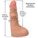 Фалоімітатор, що кінчає Doc Johnson The Realistic Cock ULTRASKYN - Squirting 9,5 Inch Vanilla SX4465 фото 5