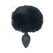Анальна пробка з кролячим хвостиком Punishment &ndash; Bunny Tail Silicone Anal Plug &ndash; Black, 4,8 см SX2235 фото 1