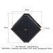 Сумка для секс-іграшок LOCKINK Mysterious Square Kink Bag, чорна, набір для бондажу в комплекті SX0843 фото 7