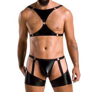 047 SET ARON black L/XL - Passion SO7612 фото