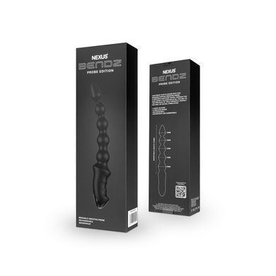 Анальний вібратор-буси Nexus BENDZ Bendable Vibrator Probe Edition, ефект пам&rsquo;яті форми SO6637 фото