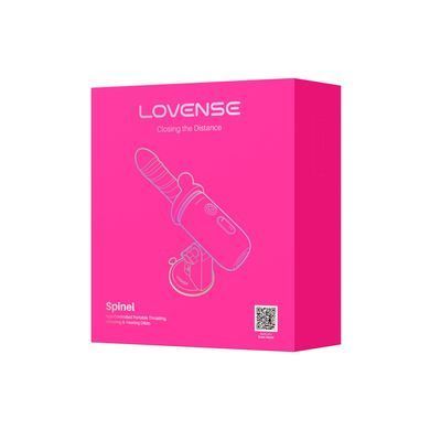 Смарт-міні секс-машина Lovense Spinel імітація фрикцій, підігрів, 3 насадки, на присосці SX3316 фото