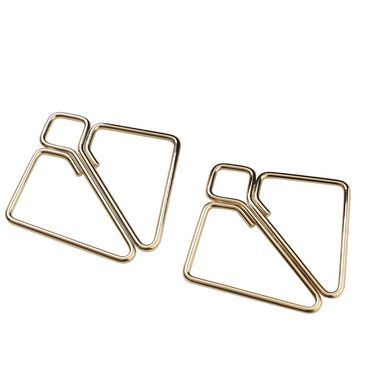 SX0844 Затискачі для сосків з важкою підвіскою LOCKINK Nipple Clamps with Heavy Pendant, золотисті SX0844 фото