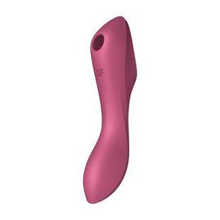 Вакуумний стимулятор із вібрацією Satisfyer Curvy Trinity 3 Red SO6117 фото