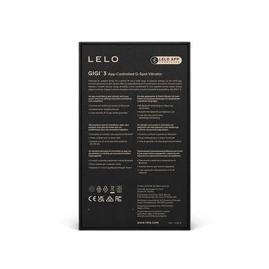 Вібратор точки G LELO GIGI 3 Plum SX2559 фото