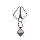 Затискачі для сосків з важкою підвіскою LOCKINK Nipple Clamps with Heavy Pendant, сріблясті SX0845 фото 3