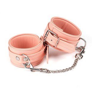 Поножі Liebe Seele Dark Candy Pink Ankle Cuffs, знімний ланцюжок SX1660 фото