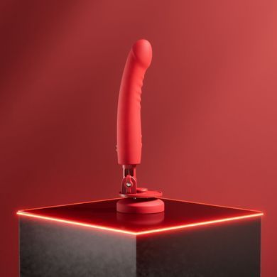 Смарт-міні секс-машина Lovense Mission 2 Vibrating suction cup dildo, 6500 вібрацій/хв, Touch Sense SX1306 фото