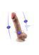Фалоімітатор SilexD Tomas Premium Real Skin Flesh (9in MODEL 1), ультрареалістик, діаметр 5 см SX1701 фото 6