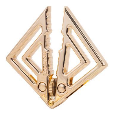 Затискачі для сосків з важкою підвіскою LOCKINK Adjustable Nipple Clamps with Heavy Pendant, під золото SX0846 фото