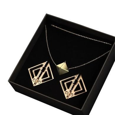Затискачі для сосків з важкою підвіскою LOCKINK Adjustable Nipple Clamps with Heavy Pendant, під золото SX0846 фото