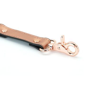 Хрестовина для фіксації Liebe Seele Rose Gold Memory Hog Tie, натуральна шкіра, рожеве золото SO9498 фото