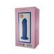 Двошаровий дилдо Adrien Lastic Hitsens 1 Blue, підходить для страпона, діаметр 4,5 см, довжина 17,7 см SX1273 фото 3