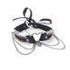 Сексуальний чокер Art of Sex - Karen з натуральної шкіри, Чорно-рожевий SO6787 фото 3