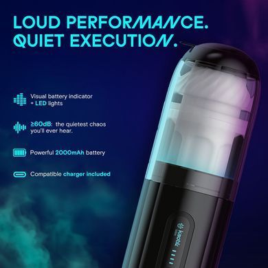 Смарт-мастурбатор Kaotik Labs The Shockwave, режим edging, імітація фрикцій SX3471 фото