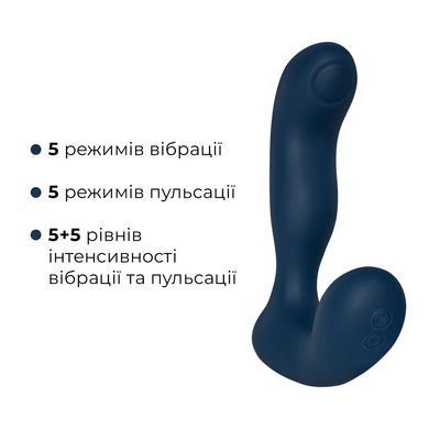 Інтерактивний масажер простати з пульсацією на кінчику головки Svakom Iker Neo SX2447 фото