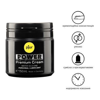 Густа змазка для фістингу та анального сексу pjur POWER Premium Cream 150 мл на гібридній основі PJ10290 фото