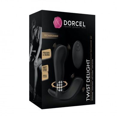 Універсальний вібратор з масажем перлами Dorcel TWIST DELIGHT SO5080 фото