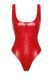 Боді Noir Handmade F352 Red powerwetlook body - L SX1975 фото 6