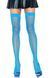 Leg Avenue Nylon Fishnet Thigh Highs OS Neon Blue SO7967 фото 1