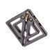 Затискачі для сосків з важкою підвіскою LOCKINK Adjustable Nipple Clamps with Heavy Pendant, під срібло SX0847 фото 3