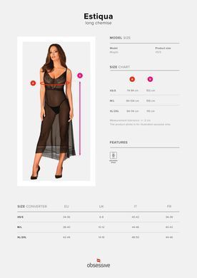 Obsessive Estiqua chemise XL/2XL SO7264 фото