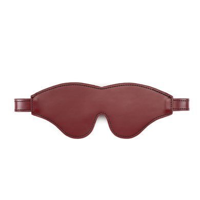 Шкіряна маска на очі Liebe Seele Wine Red Blindfold SO9449 фото