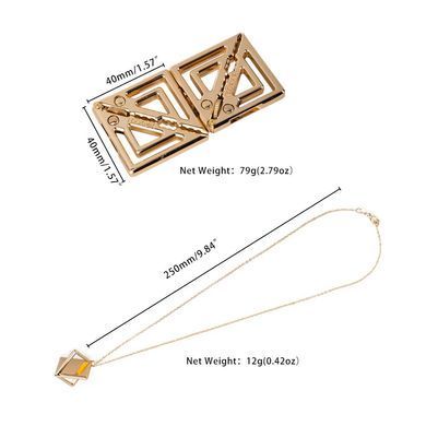 Затискачі для сосків з легкою підвіскою LOCKINK Adjustable Nipple Clamps with Light Pendant, золотисті SX0848 фото