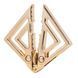 Затискачі для сосків з легкою підвіскою LOCKINK Adjustable Nipple Clamps with Light Pendant, золотисті SX0848 фото 2