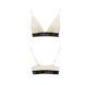 Еластичний топ з мереживом Passion PS001 TOP ecru, size L SO4179 фото 4