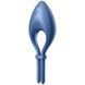 Ерекційне смарт віброкільце ласо з регулюванням розміру Satisfyer Bullseye Blue SO6120 фото 1