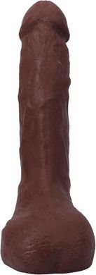 Фалоімітатор, що кінчає Doc Johnson The Realistic Cock ULTRASKYN - Squirting 9,5 Inch Chocolate SX4470 фото