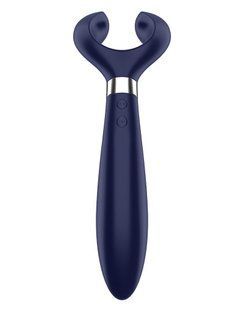 Вібратор для пар Satisfyer Endless Fun Blue, три мотори, багатофункціональний SO6992 фото