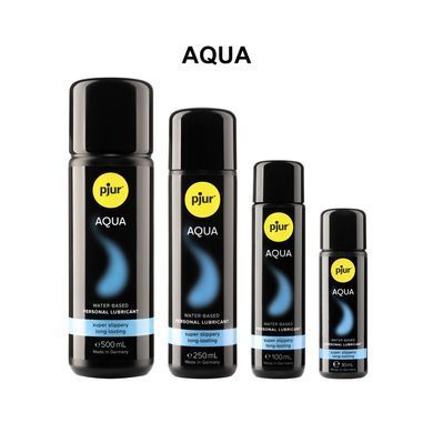 Лубрикант на водній основі pjur Aqua 30 мл, ефект оксамитової шкіри без прилипання PJ10330 фото