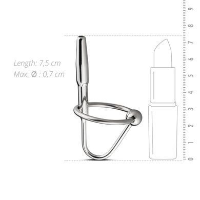 Уретральний стимулятор Sinner Gear Unbendable &ndash; Sperm Stopper Hollow Ring, 2 кільця (2,5 см та 3 см) SO4581 фото