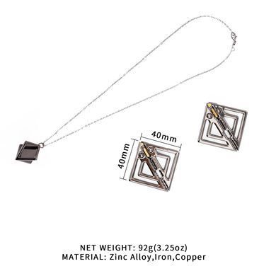 Затискачі для сосків з легкою підвіскою LOCKINK Adjustable Nipple Clamps with Light Pendant, сріблясті SX0849 фото