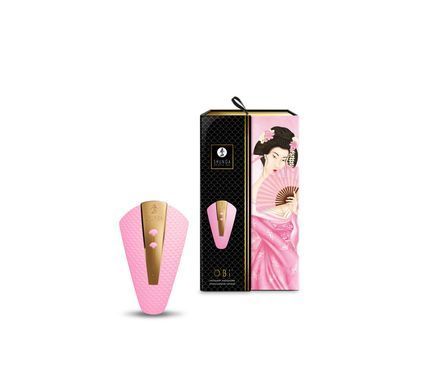 Кліторальний вібратор Shunga Obi Light Pink SO6898 фото