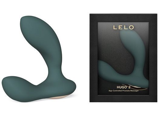 Смарт-масажер простати LELO Hugo 2 Green, 2 мотори, підвищена потужність SX0688 фото