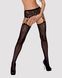 Obsessive Garter stockings S206 black S/M/L SO7265 фото 1