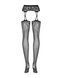 Obsessive Garter stockings S206 black S/M/L SO7265 фото 6