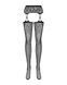 Obsessive Garter stockings S206 black S/M/L SO7265 фото 5