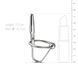 Уретральний стимулятор Sinner Gear Unbendable &ndash; Sperm Stopper Hollow Ring, 2 кільця (2,5 см та 3 см) SO4581 фото 3