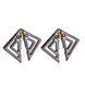 Затискачі для сосків з легкою підвіскою LOCKINK Adjustable Nipple Clamps with Light Pendant, сріблясті SX0849 фото 7